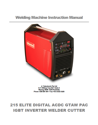 Metalmaster215 Elite Digital Manual