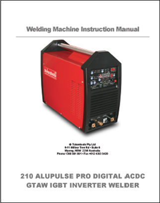 Metalmaster Alupulse 210 Pro Manual