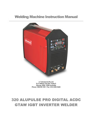 Metalmaster Alupulse 320 Pro Manual